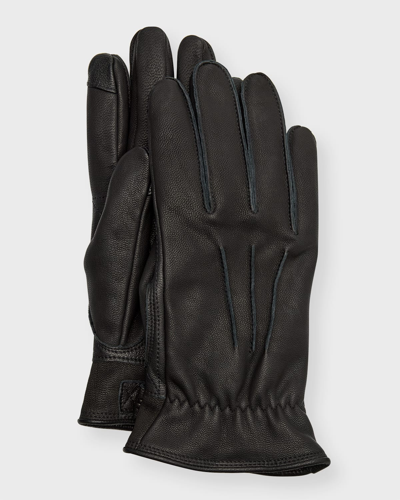 UGG MEN'S 3 POINT LEATHER GLOVES