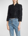 GIVENCHY LITTLE SEQUINS SHORT JACKET