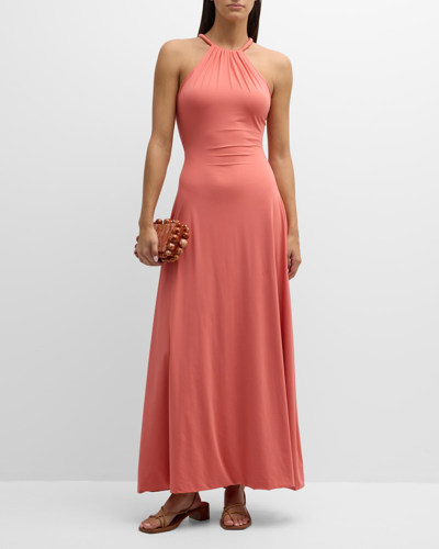 Maygel Coronel Atlaura Maxi Dress In Tropical Pink