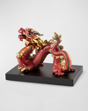 Lladrò Dragon Sculpture In Multi