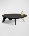 L'objet Kelly Behun Leaf Flat Platter On Stand