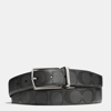 Coach Outlet Harness Buckle Cut To Size Reversible Belt, 30 Mm In Grey