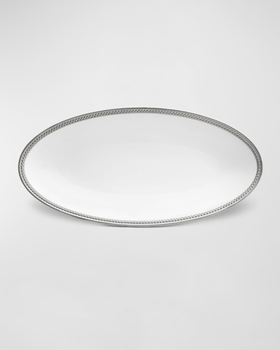 L'objet Soie Tressée Small Oval Platter
