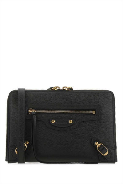 Balenciaga Neo Classic Black Leather Crossbody Bag