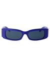Balenciaga Bb0260s Sunglasses In 006 Blue Blue Blue
