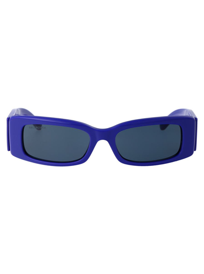 Balenciaga Sunglasses In 006 Blue Blue Blue