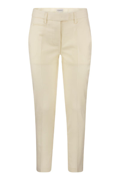 DONDUP DONDUP PERFECT - WOOL SLIM-FIT TROUSERS