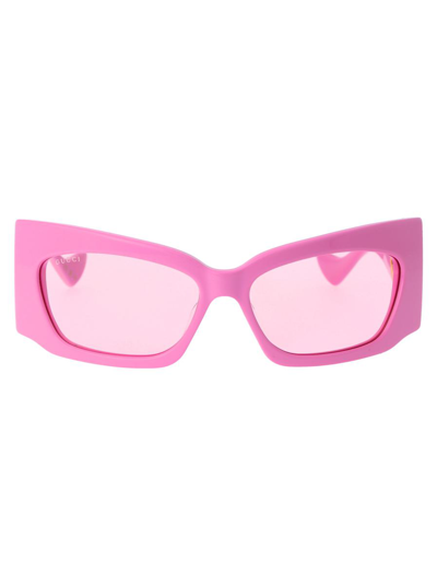Gucci Sunglasses In 003 Pink Pink Pink