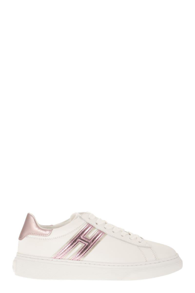 Hogan Sneakers  H365 Pinkwhite In Pink,white