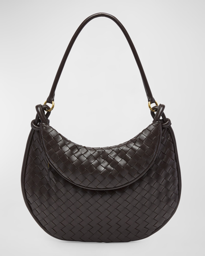 Bottega Veneta Medium Gemelli Bag In Fondant/ Brass