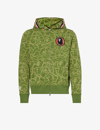 A BATHING APE 30TH ANNIVERSARY BRAND-PATCH COTTON-JERSEY HOODY