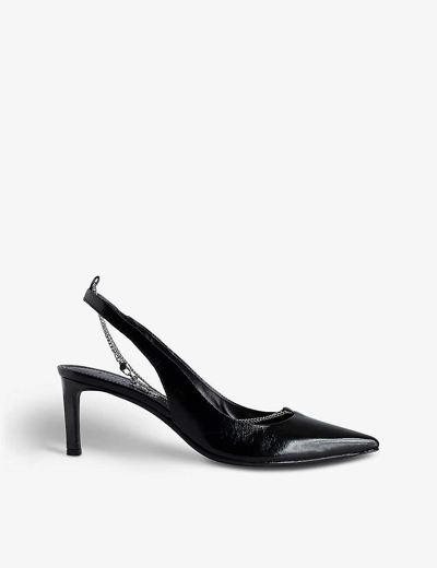 Zadig & Voltaire First Night Court Shoes In Black