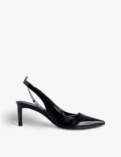 Zadig & Voltaire First Night Court Shoes In Schwarz