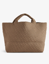 Naghedi Womens Cashmere St. Barths Medium Woven Tote Bag In Cashmere