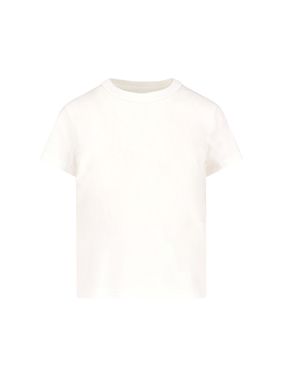 Alexander Wang Logo T-shirt In White