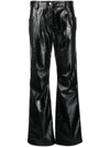 MSGM CRUELTY-FREE LEATHER PANTS