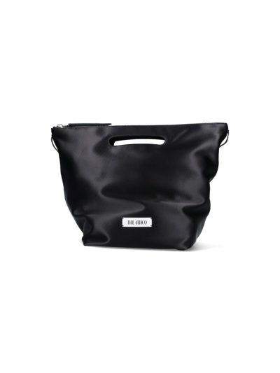 Attico 'via Dei Giardini 30' Tote Bag In Black  