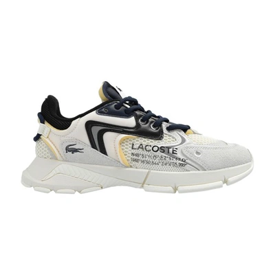 Lacoste Logo-print Mesh Low-top Sneakers In 2g9