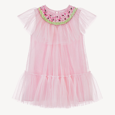 Tutu Du Monde Babies'  Girls Pink Tulle Watermelon Dress