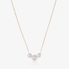 RAW PEARLS GIRLS 9CT GOLD & PEARL NECKLACE (36CM)