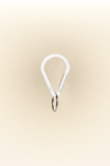 Rains Drop Carabiner In White