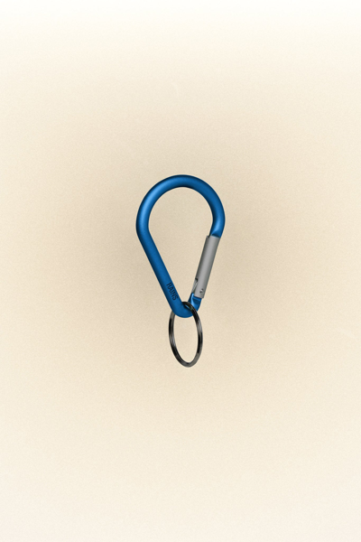 Rains Drop Carabiner In Blue