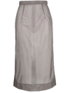 MAISON MARGIELA MAISON MARGIELA MIDI SKIRT CLOTHING