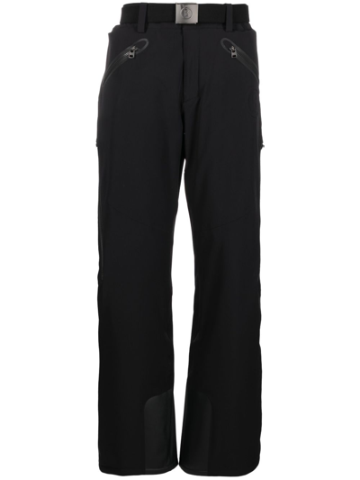 Bogner Black Tim-2 Straight-leg Track Pants In Schwarz