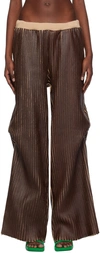 Stanley Raffington Ssense Exclusive Brown Trousers In Brown