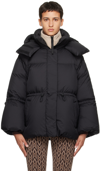 Mackage Black Leone Down Jacket In Black