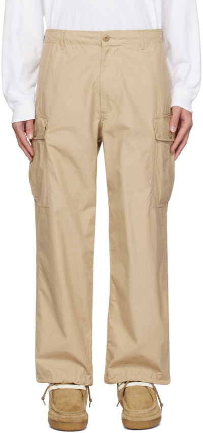 Beams Beige 6-pocket Cargo Trousers In Beige20