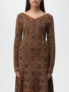 Etro Metallic Floral Medallion Sweater In Multicolor