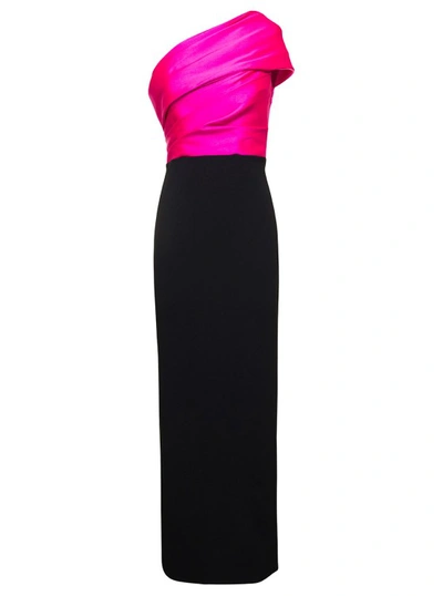 Solace London Selia One-shoulder Maxi Dress In Multicolore