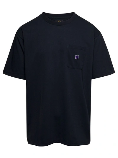 Needles Logo-patch T-shirt In Black