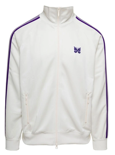 【Needles】 Track Jacket Poly Smooth Ice White Needles Track Jacket Poly Smooth Ice White | Cultizm