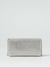 Amina Muaddi Mini Bag  Woman In Silver