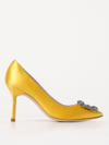 Manolo Blahnik Court Shoes  Woman In Yellow