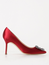 Manolo Blahnik Court Shoes  Woman In Red