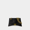 Balenciaga Crush S Crossbody -  - Leather - Black In Black