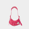 Balenciaga Le Cagole Xs Cross-body Bag With Chain Strap In Pink