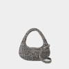 Coperni Baguette Swipe Crossbody -  - Tweed - Black In Black