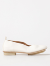 Uma Wang White Leather Ballerina Shoes In White