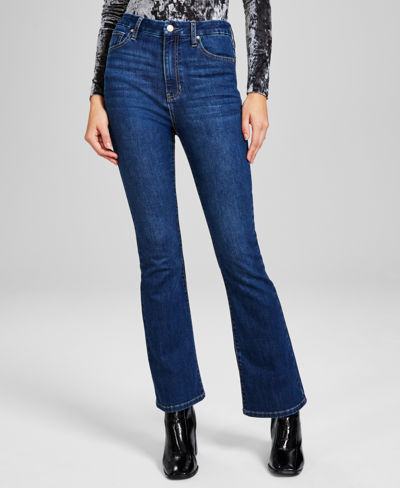 And Now This Women's High Rise Bootcut Jeans, Created For Macy's In Dark Wash