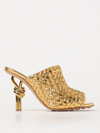 BOTTEGA VENETA KNOT MULES IN WOVEN LEATHER,E97985047