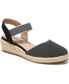 Lifestride Kimmie Espadrilles In Dotted Black Fabric