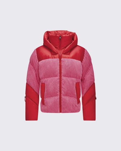 Perfect Moment Pink Zao Panelled Ski Jacket In Azalea-pink
