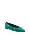 KATY PERRY WOMEN'S THE HOLLIE CHRISTMAS POINTED TOE BALLET FLAT