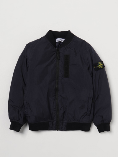 Stone Island Jacket  Junior Kids In Blue