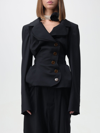 VIVIENNE WESTWOOD BLAZER VIVIENNE WESTWOOD WOMAN COLOR BLACK,F05220002