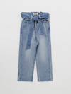 TWINSET JEANS TWINSET KIDS COLOR BLUE,F05863009